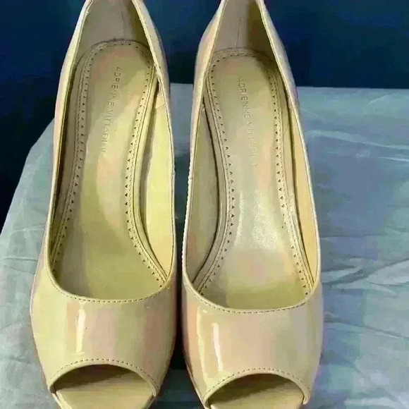 Adrienne Vittadini Gervin-1 Nude SlipOn Heels - Picture 2 of 6